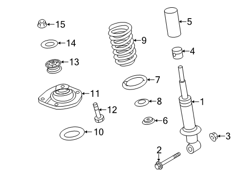 2012 Chevy Caprice Struts & Components Diagram 2 - Thumbnail
