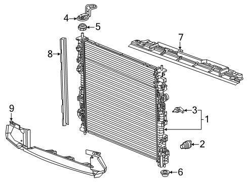 2025 Chevy Traverse Cooling System Diagram