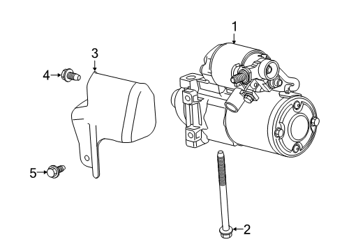 2020 Chevy Silverado 1500 Starter Diagram 3 - Thumbnail