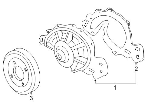 2004 Pontiac Grand Prix Water Pump Diagram
