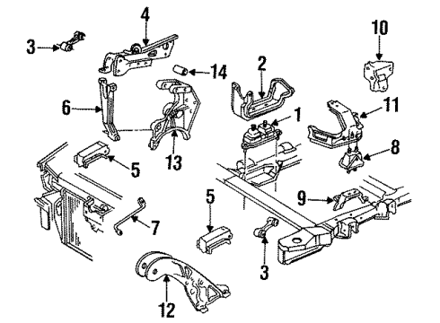 1991 Pontiac Grand Prix Alternator Diagram for 10463176