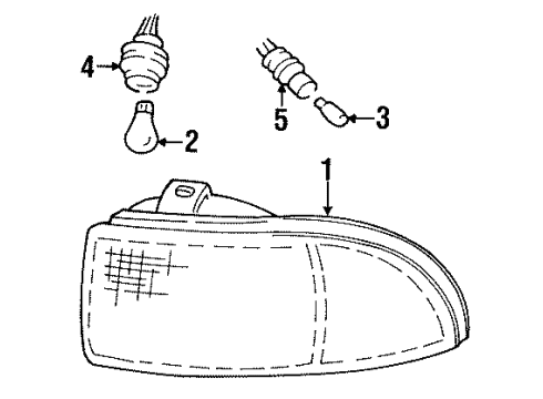 1993 Chevy Caprice Socket & Wire Diagram for 12083007