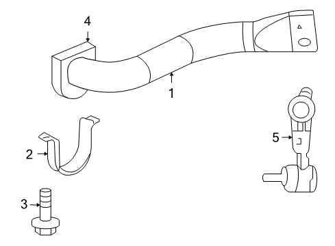 2006 Buick Rainier Stabilizer Bar & Components Diagram 3 - Thumbnail