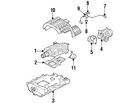1999 Buick Riviera Throttle Body Diagram for 24507241