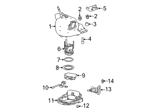 2019 GMC Terrain Emission Components Diagram