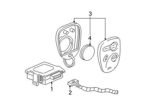 2001 Buick Regal Connector Diagram for 15306129