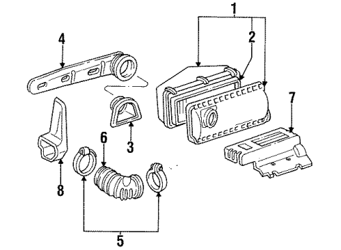 1998 Chevy Tahoe Air Intake Diagram