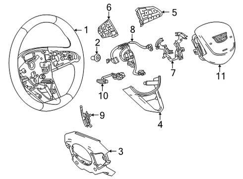 2024 Cadillac CT5 Cruise Control System Diagram