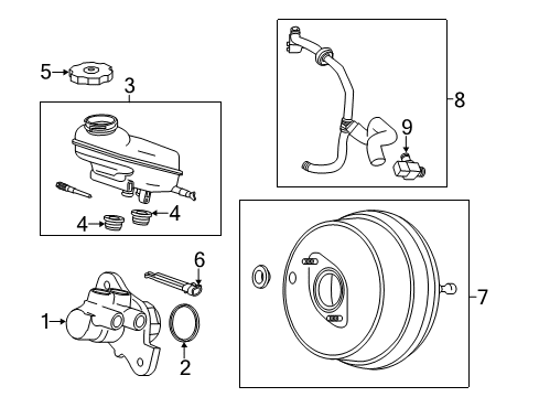 2017 Cadillac ATS Dash Panel Components Diagram
