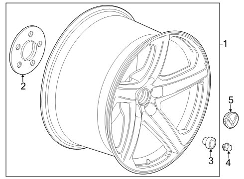 2025 Chevy Corvette Wheels Diagram