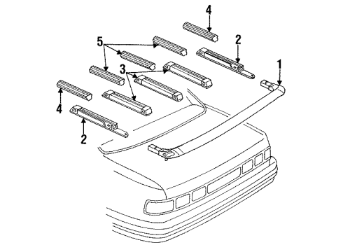 1990 Chevy Lumina Luggage Carrier Diagram