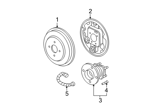 2004 Saturn Ion Rear Brakes Diagram