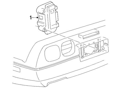 1988 Chevy Corvette Backup Lamps Diagram