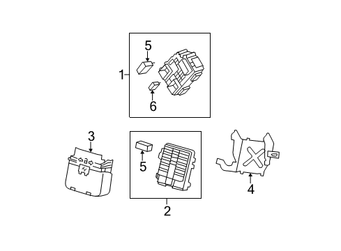 2012 Chevy Silverado 2500 HD Fuse & Relay Diagram