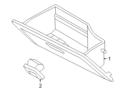 2010 Chevy Aveo5 Lock, Black Diagram for 96457701
