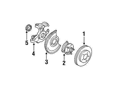 1993 Chevy S10 Front Brakes Diagram 2 - Thumbnail