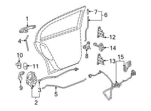 2006 Chevy Cobalt Rear Door Diagram