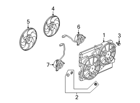 2010 Saturn Vue Cooling Fan Diagram