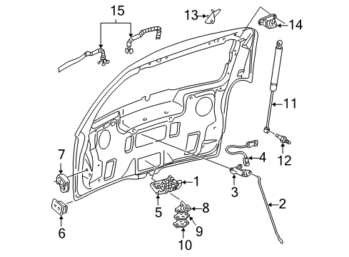 2000 Pontiac Montana Lift Gate Diagram