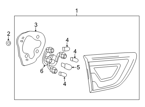 2015 Chevy Traverse Tail Lamps Diagram