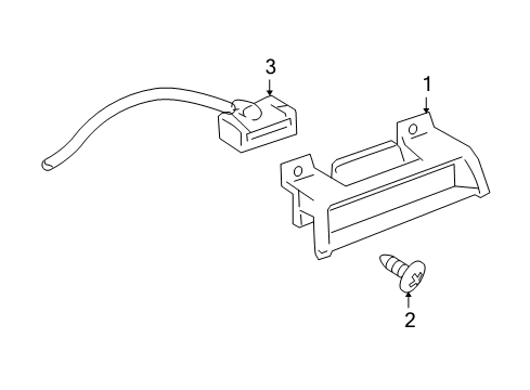 2010 Hummer H3 High Mount Lamps Diagram