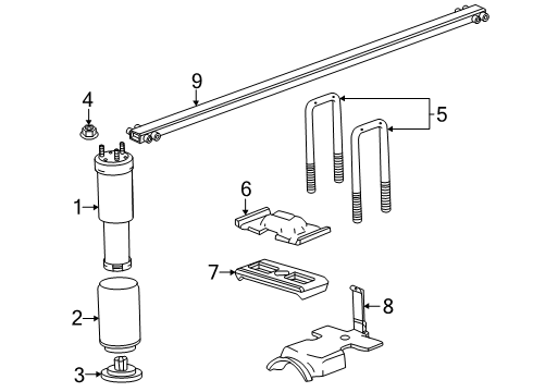2024 Chevy Colorado Rear Suspension Components Diagram