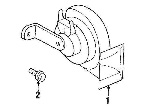 1998 Saturn SL2 Horn Diagram