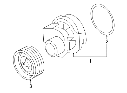 2009 Chevy Aveo5 Water Pump Diagram