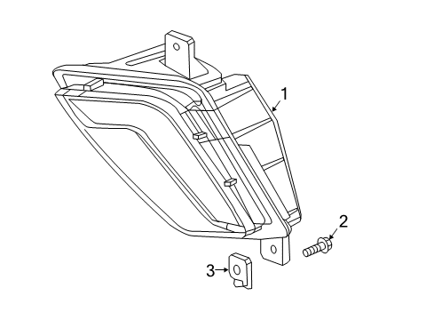 2017 Chevy Volt Daytime Running Lamp Components Diagram