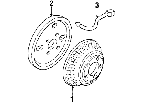 1990 Chevy Camaro Rear Brakes Diagram