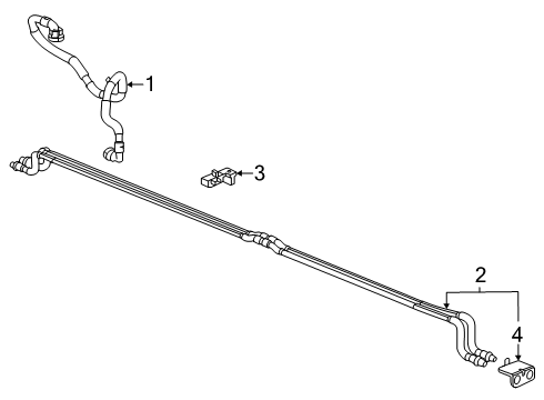 2024 Chevy Silverado EV Hoses, Lines & Pipes Diagram