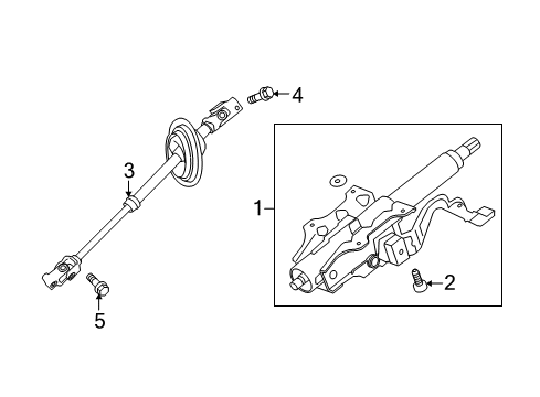 2012 Chevy Camaro Steering Column Assembly Diagram