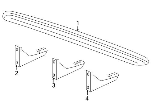 2006 Chevy SSR Exterior Trim - Pillars Diagram 2 - Thumbnail