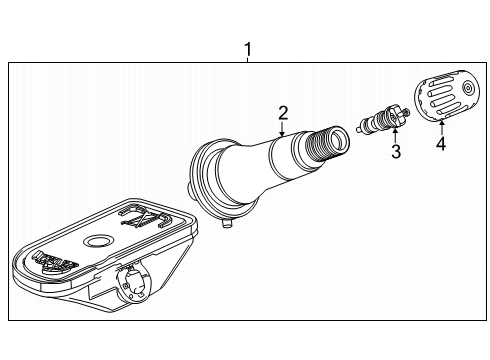 2024 Chevy Silverado EV Tire Pressure Monitoring Diagram