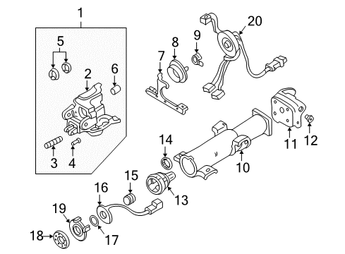 2000 Oldsmobile Alero Housing & Components Diagram