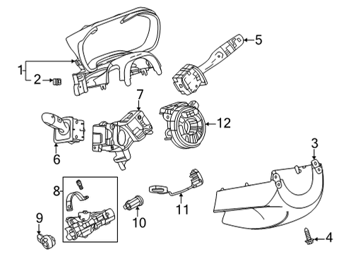 2023 Chevy Trailblazer Switches Diagram