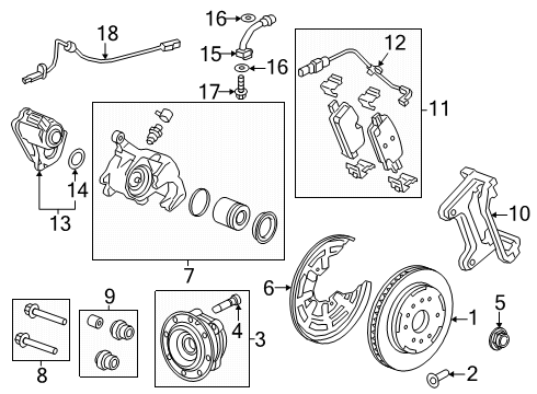 2024 GMC Sierra EV Anti-Lock Brakes Diagram