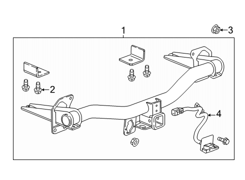 2020 Buick Envision Trailer Hitch Components Diagram