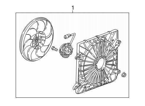 2024 Chevy Traverse Cooling Fan Diagram