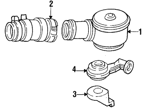 1990 Pontiac 6000 Air Intake Diagram