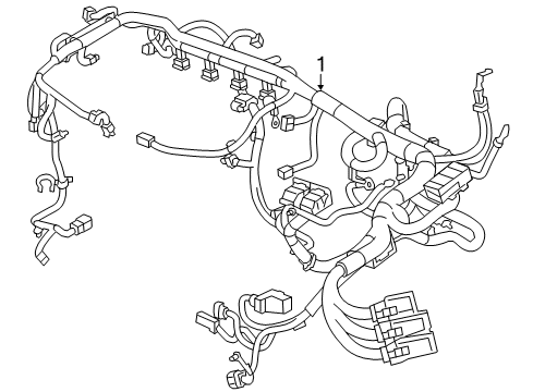 2013 Chevy Volt Engine Harness Diagram for 22929836