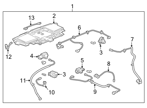 2025 Cadillac CT4 Turbocharger & Components Diagram