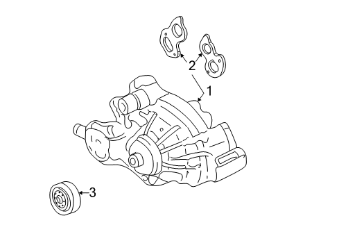 2006 Chevy Avalanche 1500 Water Pump Diagram
