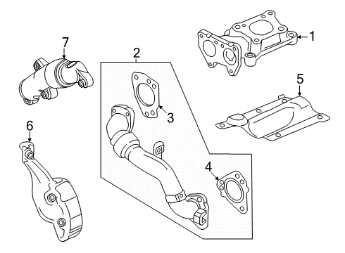 2025 Chevy Silverado 3500 HD Adapter Diagram for 12708425