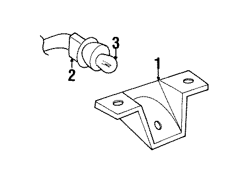 1995 Pontiac Bonneville License Lamps Diagram