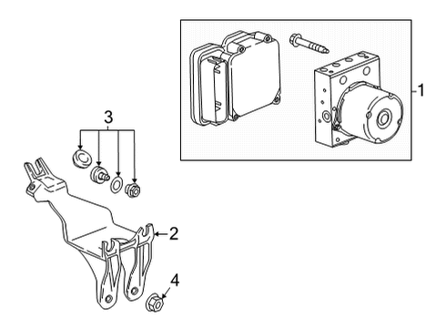 2023 Chevy Bolt EUV Modulator Valve Diagram for 42758557