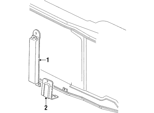 1992 Chevy C1500 Power Steering Oil Cooler - Belts Diagram 3 - Thumbnail
