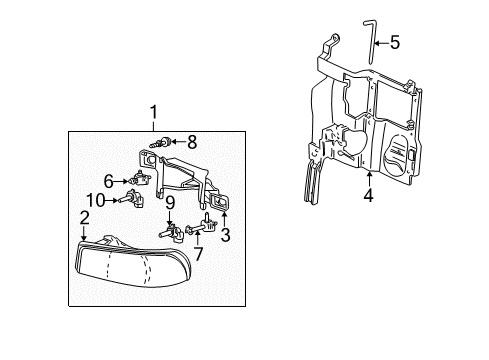 2007 GMC Sierra 1500 Classic Bulbs Diagram