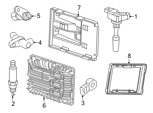 2017 Cadillac ATS Ignition System Diagram