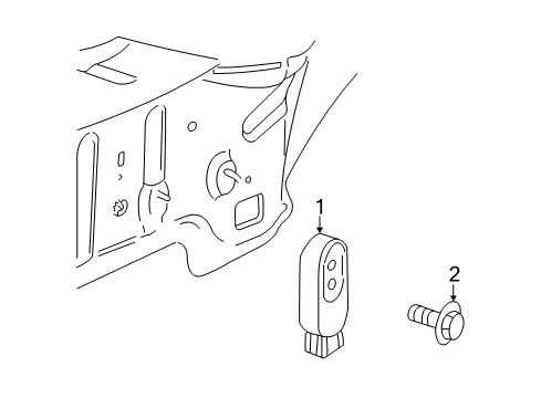 2007 Saturn Vue Daytime Running Lamp Components Diagram